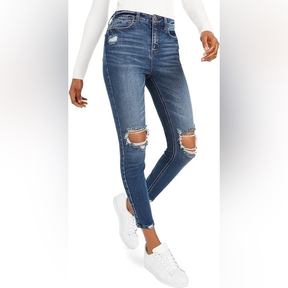 Vanilla Star Denim - Vanilla Star high waisted ripped skinny jeans size 1